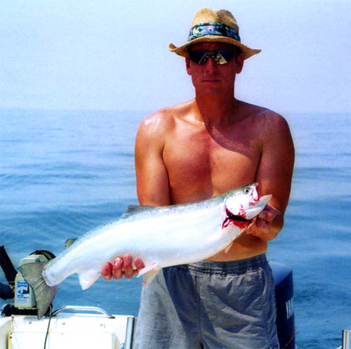 Mark with a 10lb steelhead